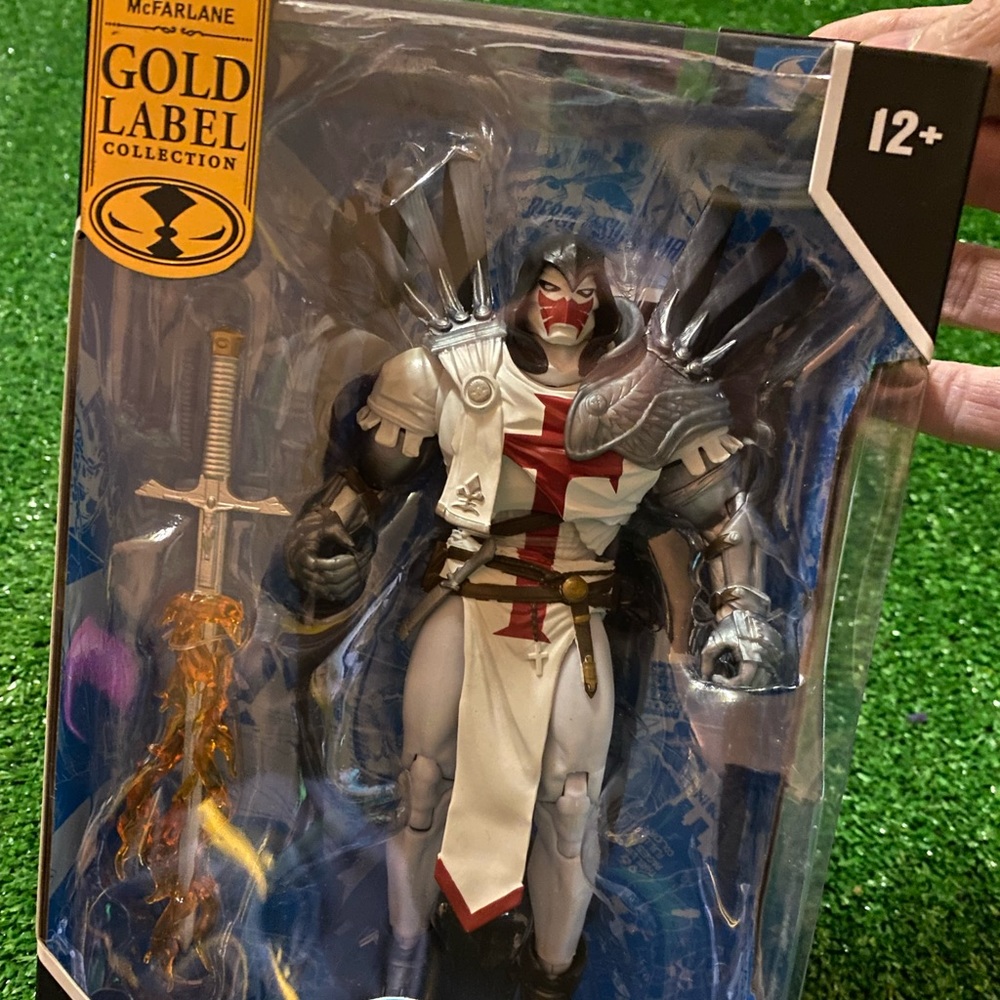 Mcfarlane dc comics gold label azrael figure new in box